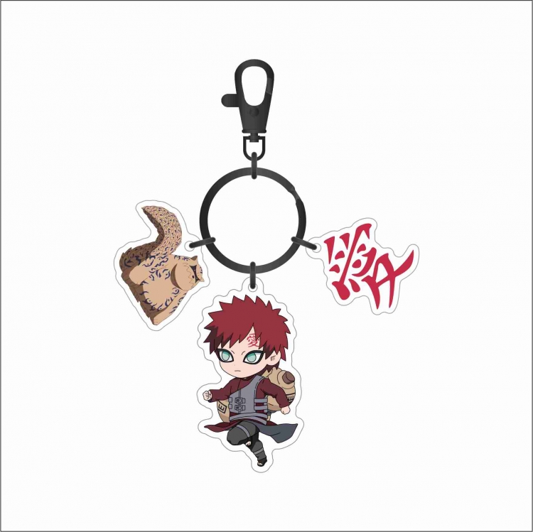  Naruto 3 Pendant Acrylic Keychain Bag Pendant Decorations price for 5 pcs 