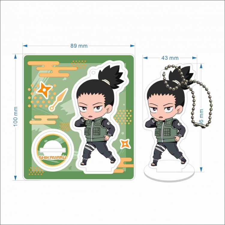Naruto Anime Anime characters acrylic Standing Plates Keychain 10cm