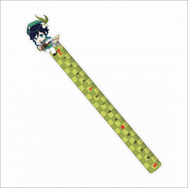 Genshin Impact Epoxy student ruler stationery ruler price for 5 pcs