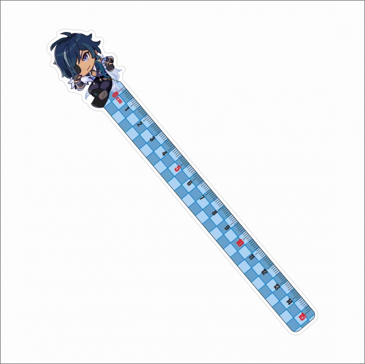 Genshin Impact Epoxy student ruler stationery ruler price for 5 pcs