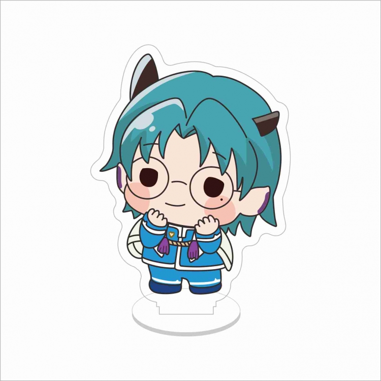 The students in the room are possessed Anime characters acrylic Standing Plates Keychain 10cm