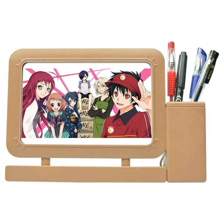 The Devil is a Part-Timer! Season 2 Anime Acrylic Penholder Night Lamp 3mm Film