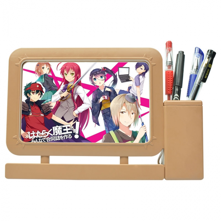 The Devil is a Part-Timer! Season 2 Anime Acrylic Penholder Night Lamp 3mm Film