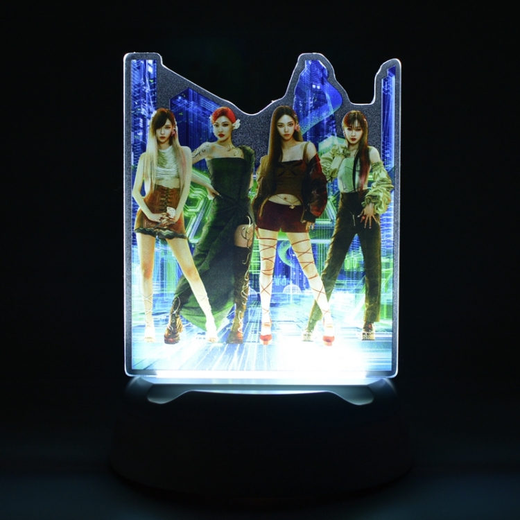 AESPA Star Acrylic 3D night light Bluetooth speaker 124x124x193mm