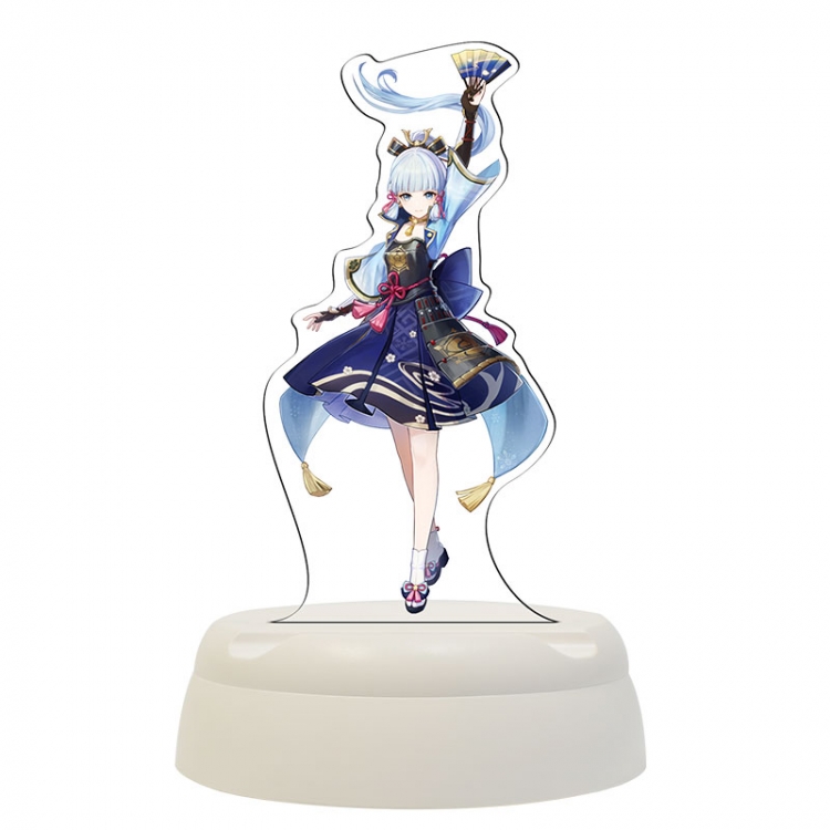 Genshin Impact Kamisato-Ayaka Acrylic 3D night light Bluetooth speaker around the game 124x124x193mm