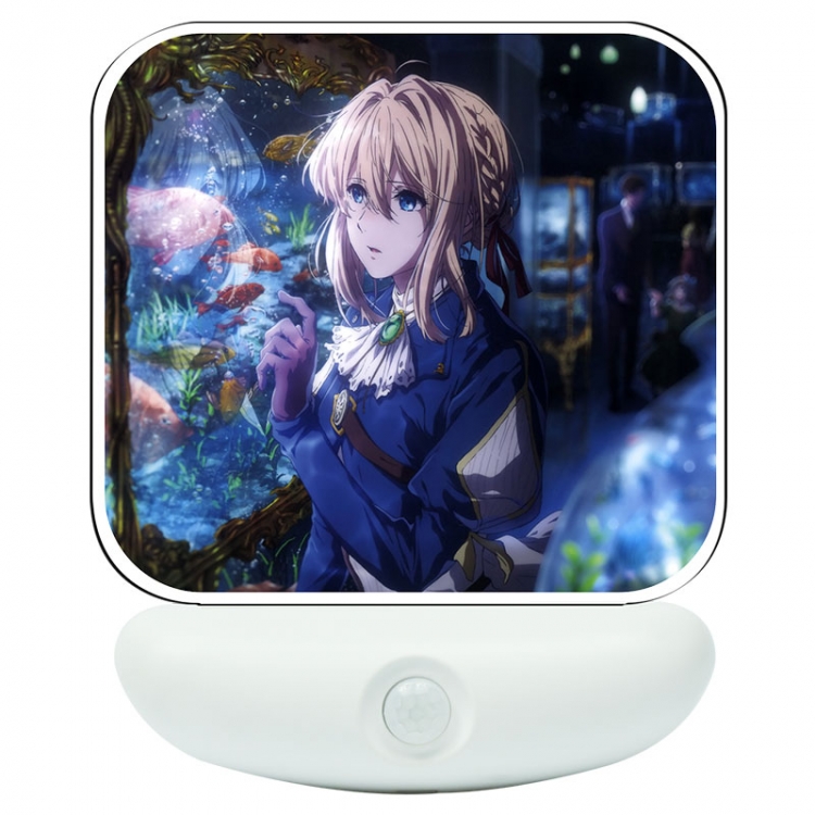 Violet Evergarden Cartoon charging induction night light box package 12X8cm