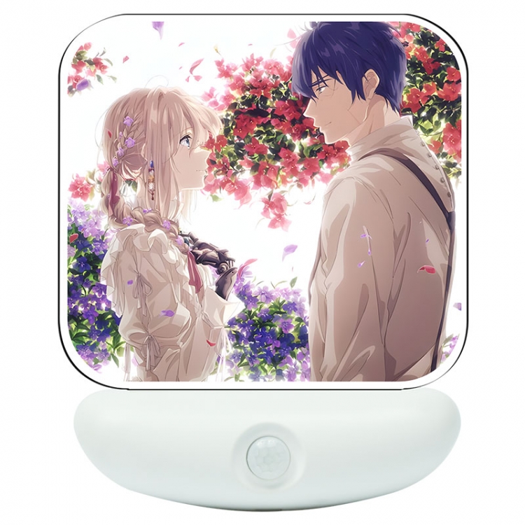 Violet Evergarden Cartoon charging induction night light box package 12X8cm