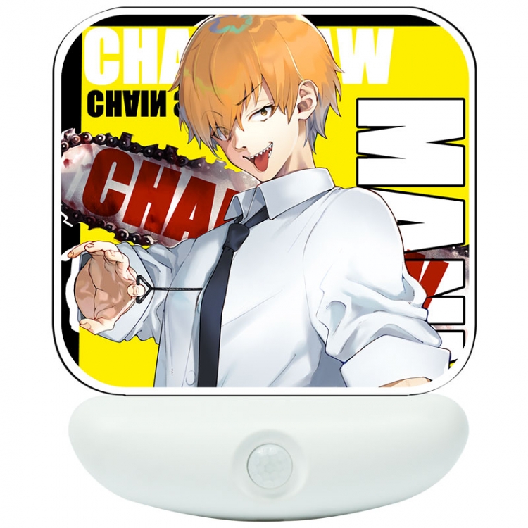 Chainsaw man Cartoon charging induction night light box package 12X8cm