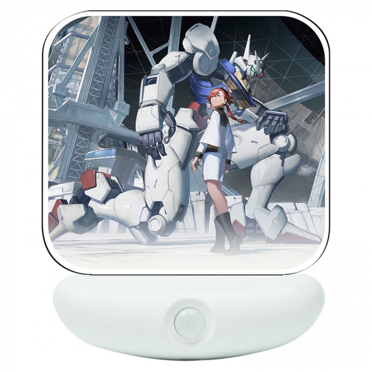 Gundam Cartoon charging induction night light box package 12X8cm