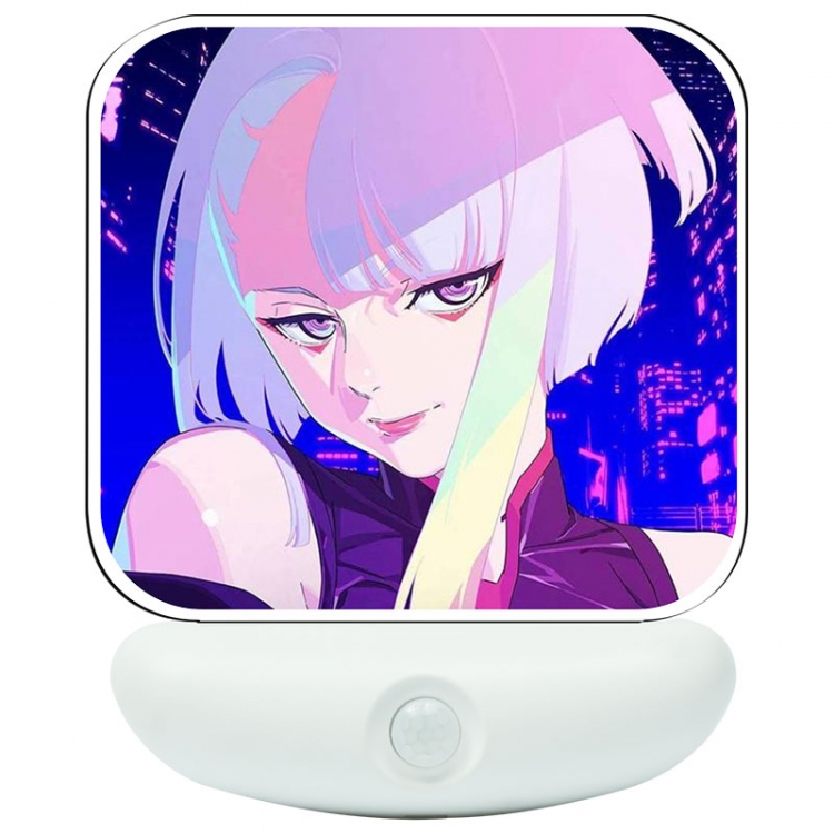 Cyberpunk Edgerunners Cartoon charging induction night light box package 12X8cm