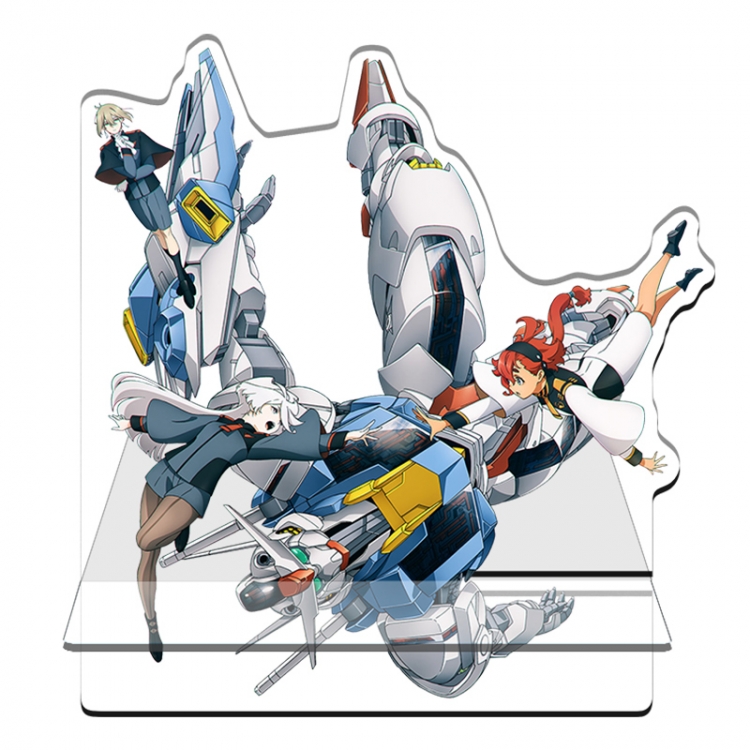 Gundam Anime Acrylic special-shaped Mobile phone holder Standing Plates 11x13cm