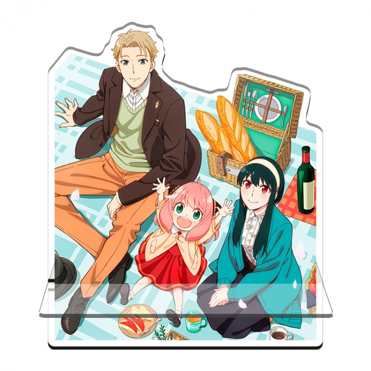 SPY×FAMILY Anime Acrylic special-shaped Mobile phone holder Standing Plates 11x13cm