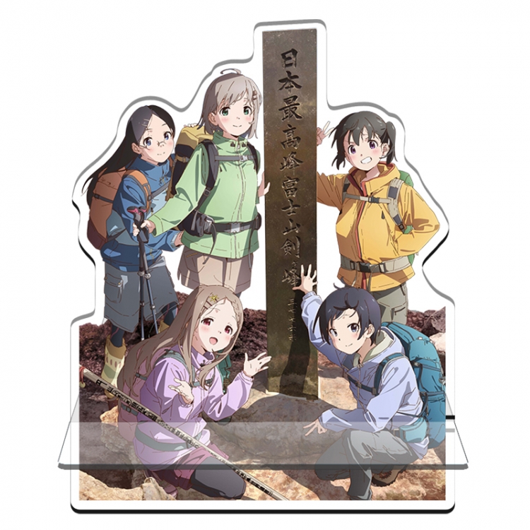 Encouragement of Climb Anime Acrylic special-shaped Mobile phone holder Standing Plates 11x13cm