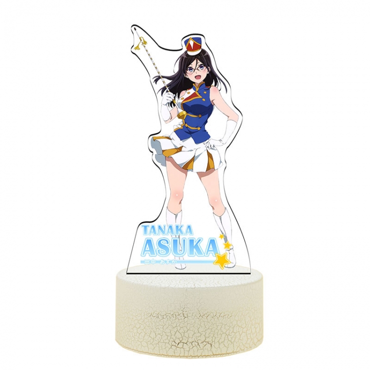 Hibike! Euphonium Acrylic Night Light 16 Color-changing USB Interface Box Set 19X7X4CM white base