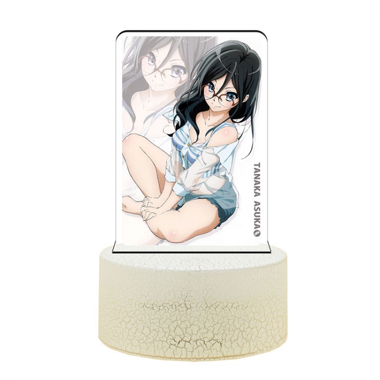 Hibike! Euphonium Acrylic night light 16 kinds of color changing USB interface box 14X7X4CM white base