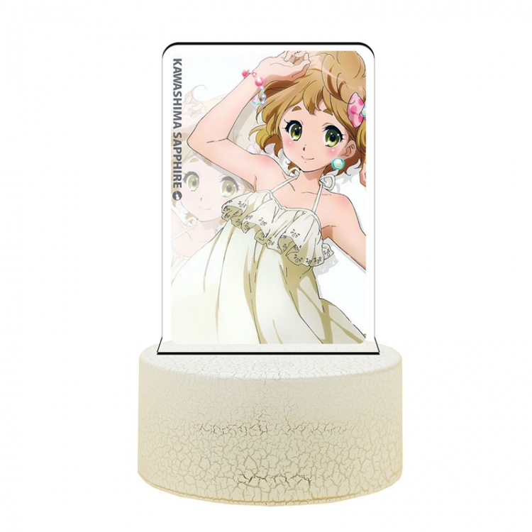 Hibike! Euphonium Acrylic night light 16 kinds of color changing USB interface box 14X7X4CM white base