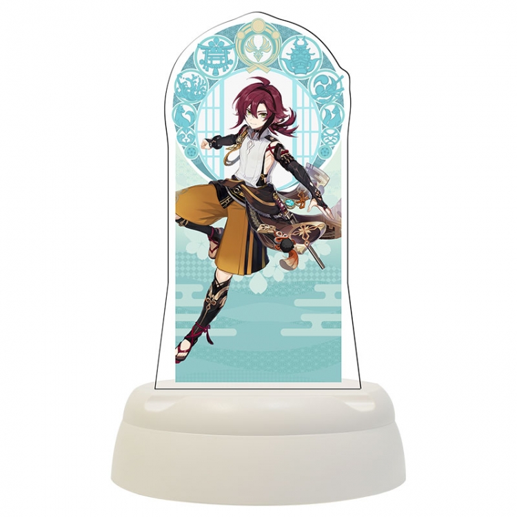 Genshin Impact Anime Acrylic 3D night light Bluetooth speaker 124x124x193mm