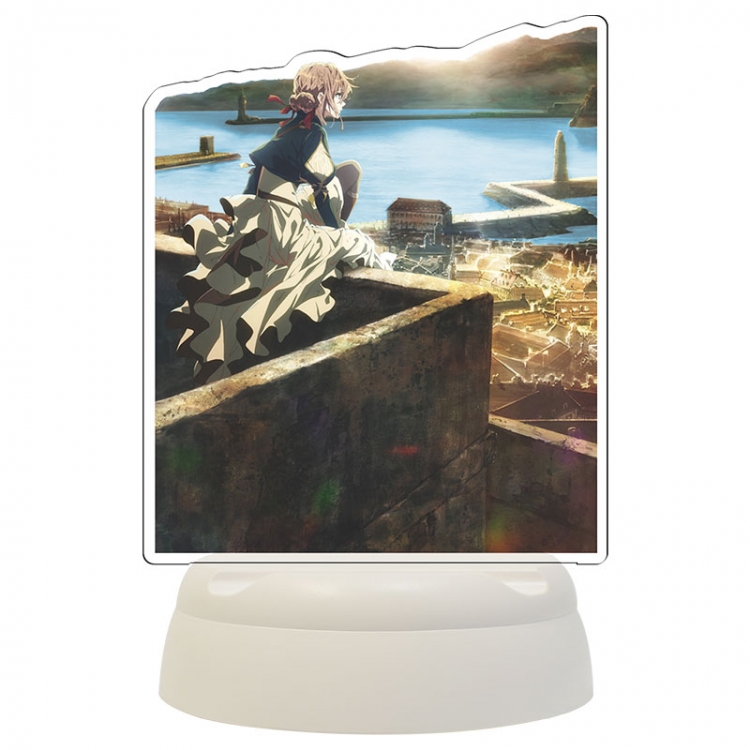 Violet Evergarden Anime Acrylic 3D night light Bluetooth speaker 124x124x193mm