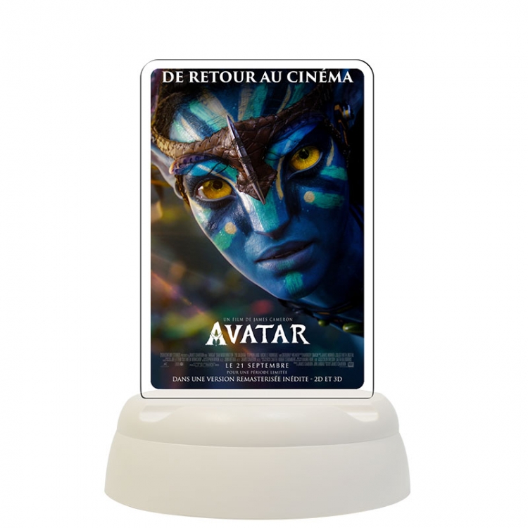 Avatar Acrylic 3D night light Bluetooth speaker 124x124x193mm