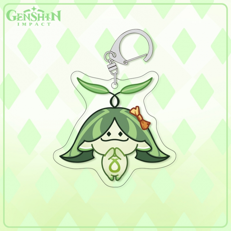 Genshin Impact acrylic pendant bag charm keychain price for 5 pcs