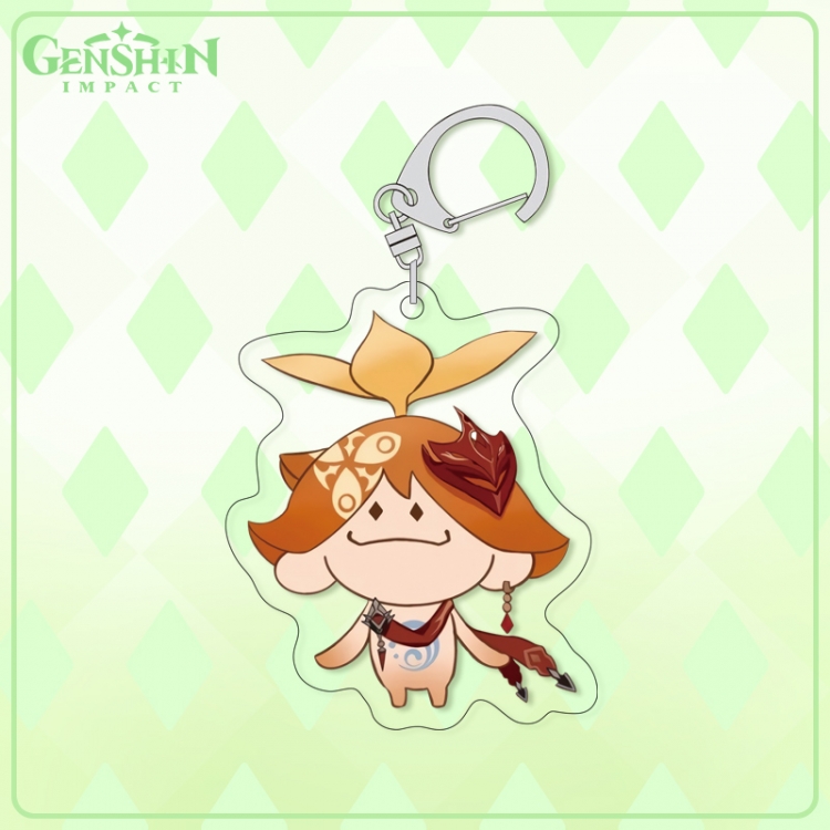 Genshin Impact acrylic pendant bag charm keychain price for 5 pcs