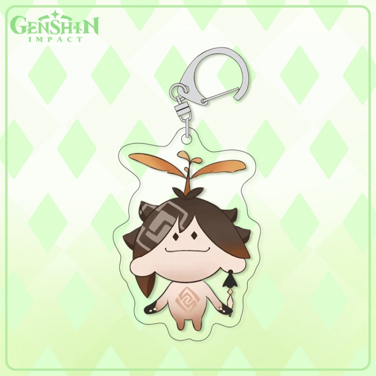 Genshin Impact acrylic pendant bag charm keychain price for 5 pcs
