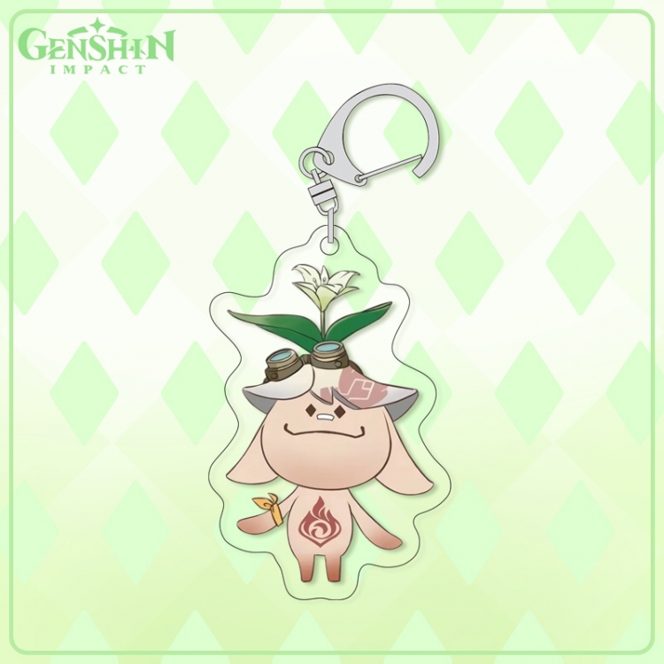 Genshin Impact acrylic pendant bag charm keychain price for 5 pcs