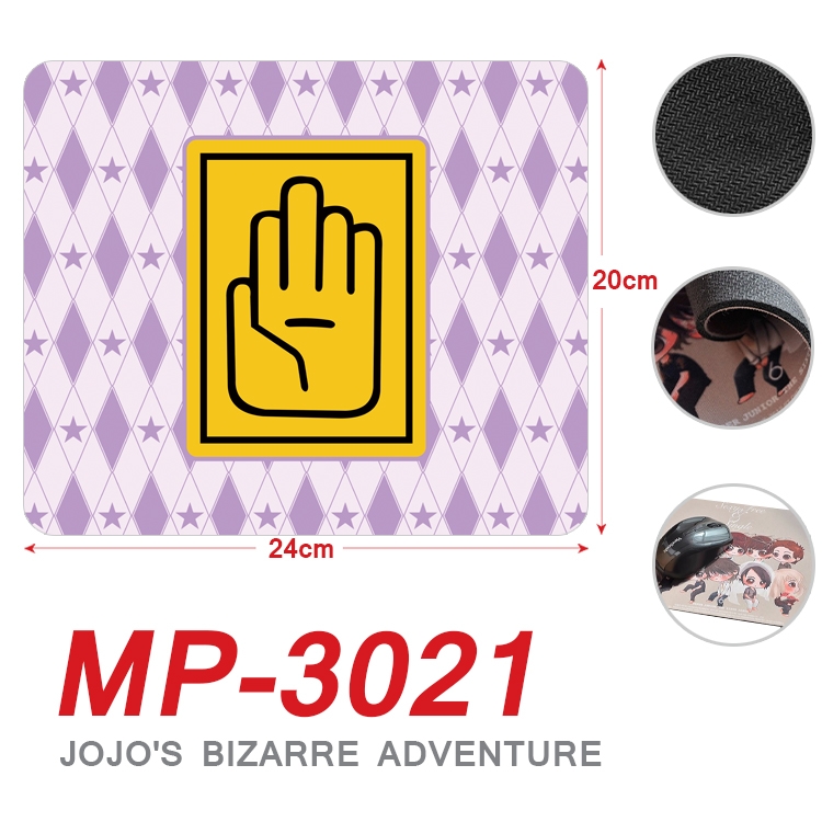 JoJos Bizarre Adventure Anime Full Color Printing Mouse Pad Unlocked 20X24cm price for 5 pcs  MP-3021A