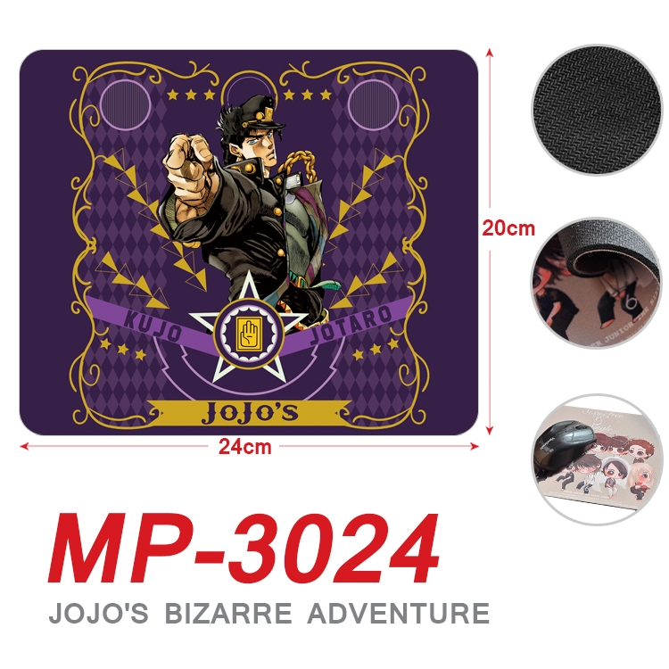 JoJos Bizarre Adventure Anime Full Color Printing Mouse Pad Unlocked 20X24cm price for 5 pcs  MP-3024A