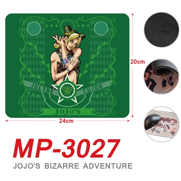 JoJos Bizarre Adventure Anime Full Color Printing Mouse Pad Unlocked 20X24cm price for 5 pcs  MP-3027A