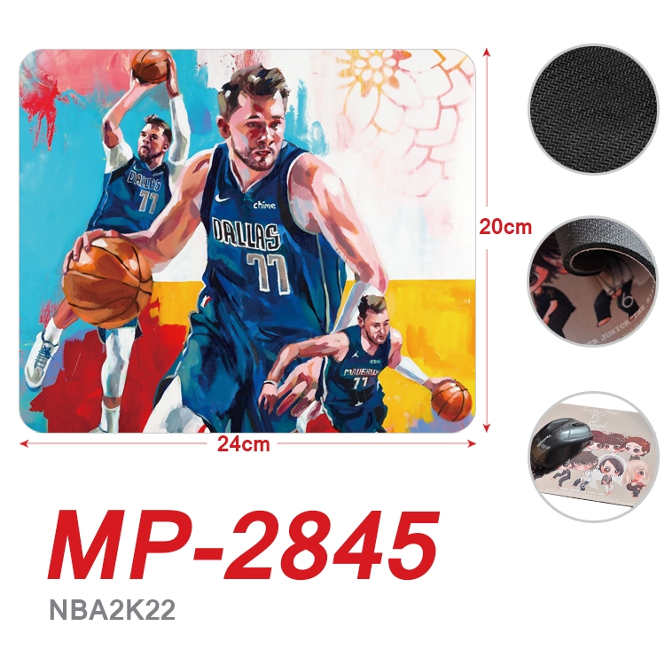 NBA2K22 Full Color Printing Mouse Pad Unlocked 20X24cm price for 5 pcs MP-2845A