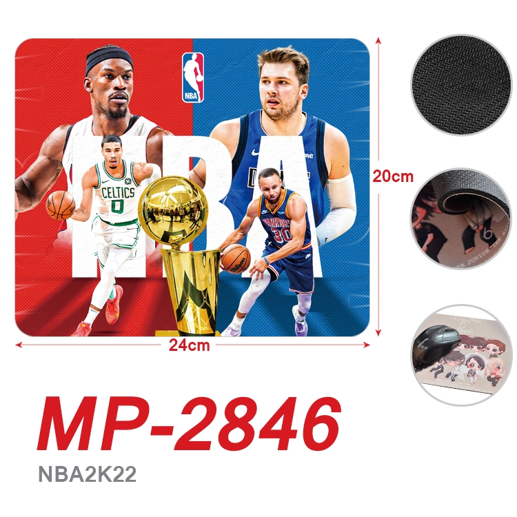 NBA2K22 Full Color Printing Mouse Pad Unlocked 20X24cm price for 5 pcs MP-2846A