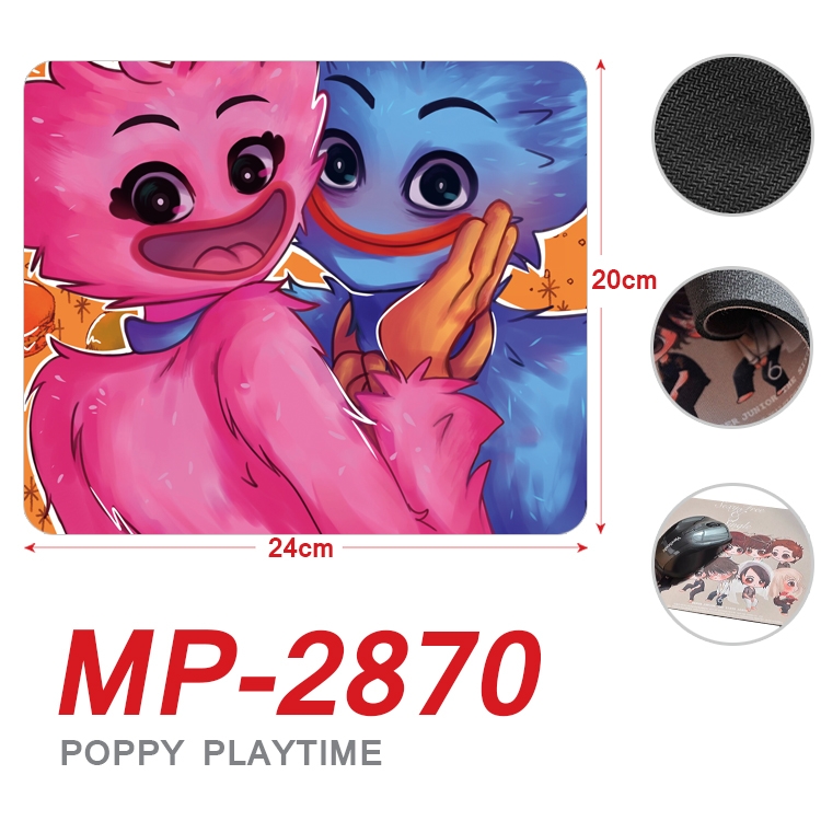Poppy Playtime Anime Full Color Printing Mouse Pad Unlocked 20X24cm price for 5 pcs MP-2870A
