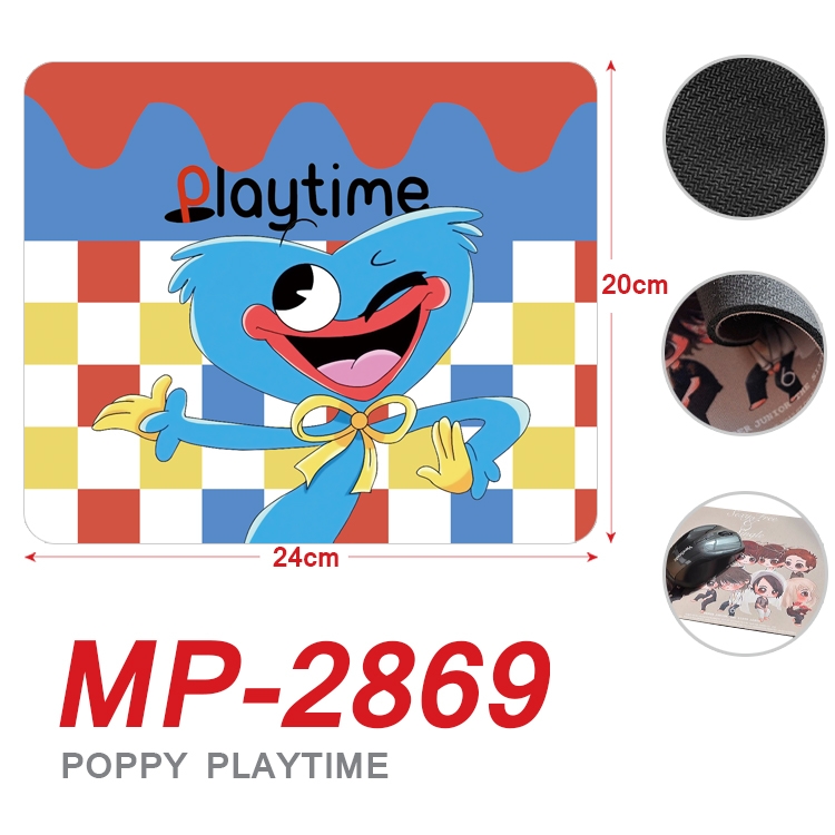 Poppy Playtime Anime Full Color Printing Mouse Pad Unlocked 20X24cm price for 5 pcs  MP-2869A