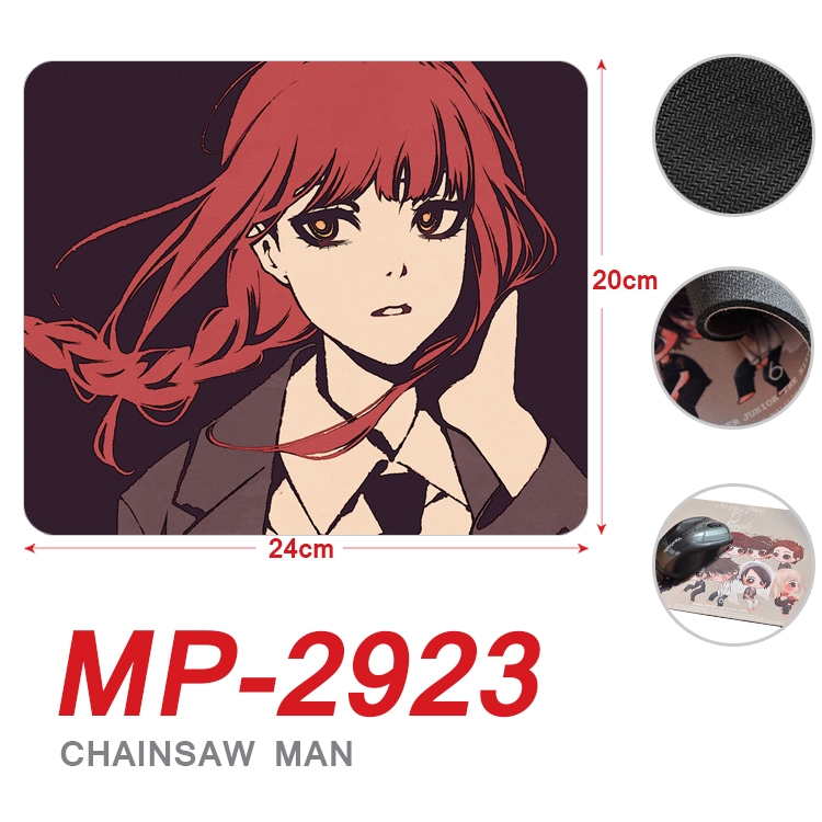 Chainsaw man Anime Full Color Printing Mouse Pad Unlocked 20X24cm price for 5 pcs MP-2923A