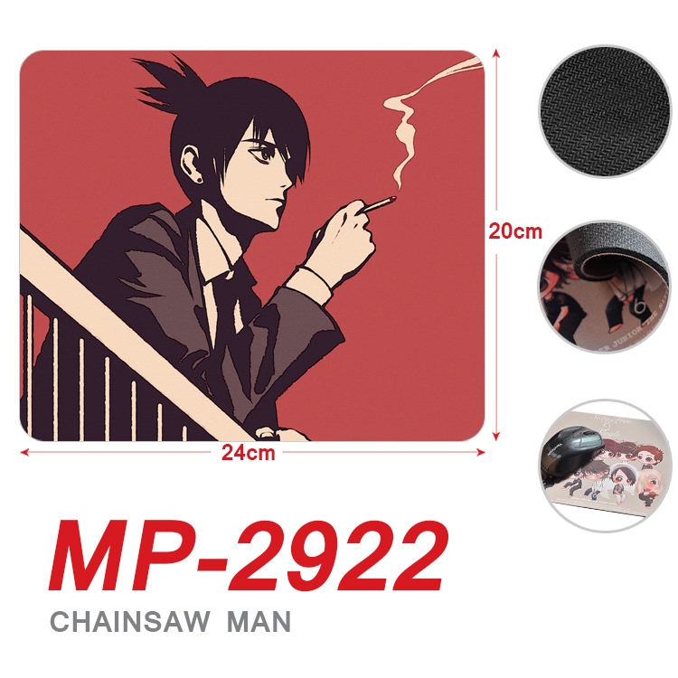 Chainsaw man Anime Full Color Printing Mouse Pad Unlocked 20X24cm price for 5 pcs MP-2922A