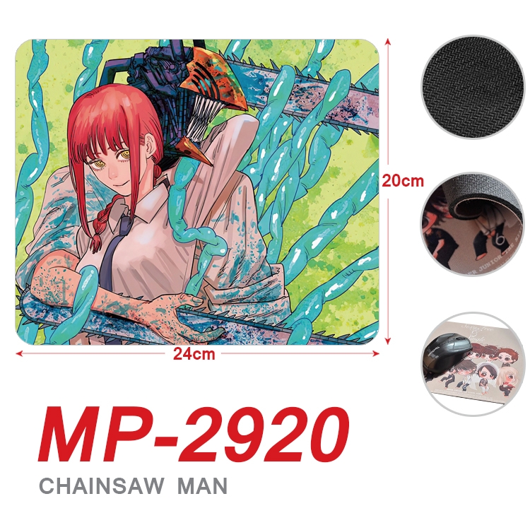 Chainsaw man Anime Full Color Printing Mouse Pad Unlocked 20X24cm price for 5 pcs MP-2920A