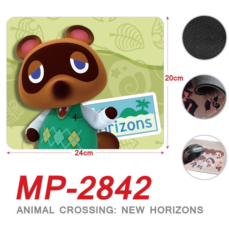 Animal Crossing Anime Full Color Printing Mouse Pad Unlocked 20X24cm price for 5 pcs  MP-2842A