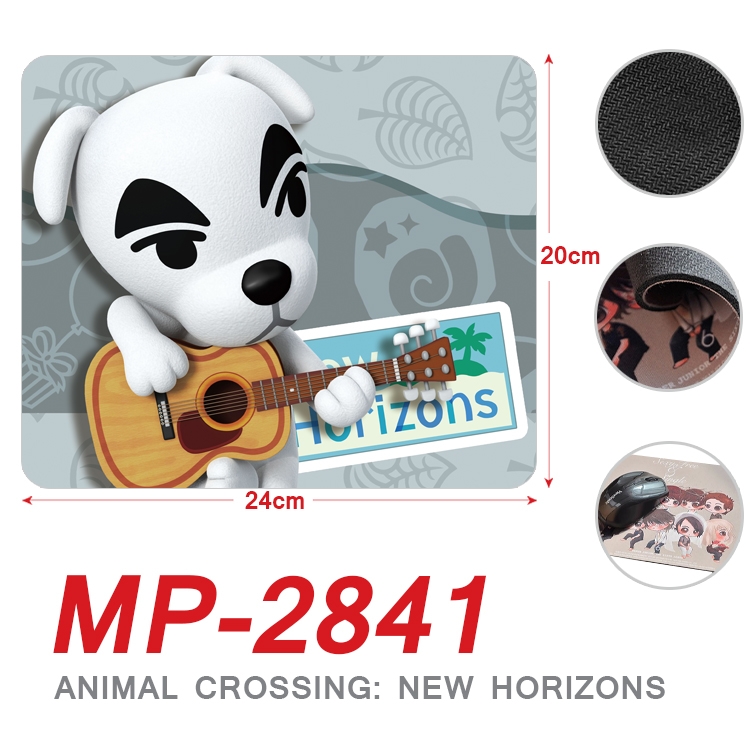 Animal Crossing Anime Full Color Printing Mouse Pad Unlocked 20X24cm price for 5 pcs  MP-2841A