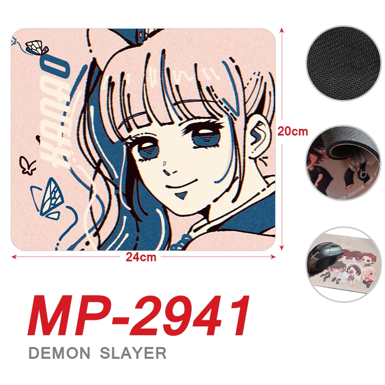 Demon Slayer Kimets Anime Full Color Printing Mouse Pad Unlocked 20X24cm price for 5 pcs MP-2941A