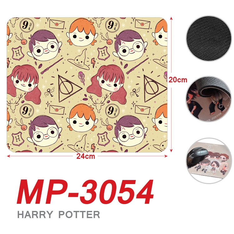 Harry Potter Anime Full Color Printing Mouse Pad Unlocked 20X24cm price for 5 pcs MP-3054A