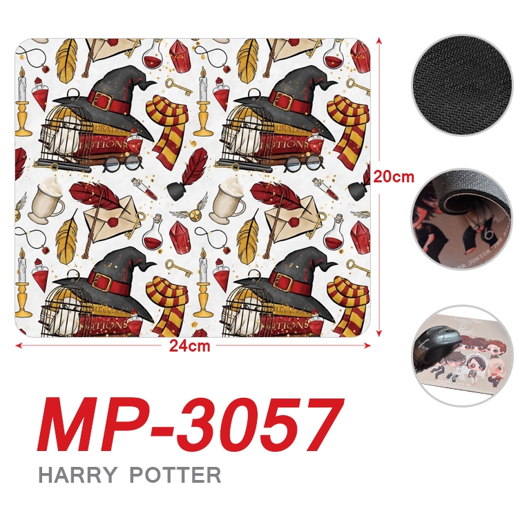 Harry Potter Anime Full Color Printing Mouse Pad Unlocked 20X24cm price for 5 pcs MP-3057A
