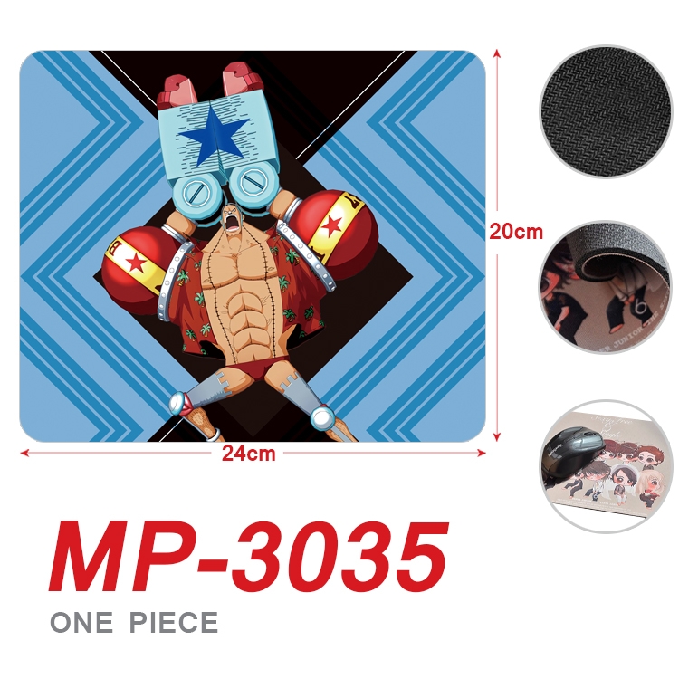 One Piece Anime Full Color Printing Mouse Pad Unlocked 20X24cm price for 5 pcs  MP-3035A