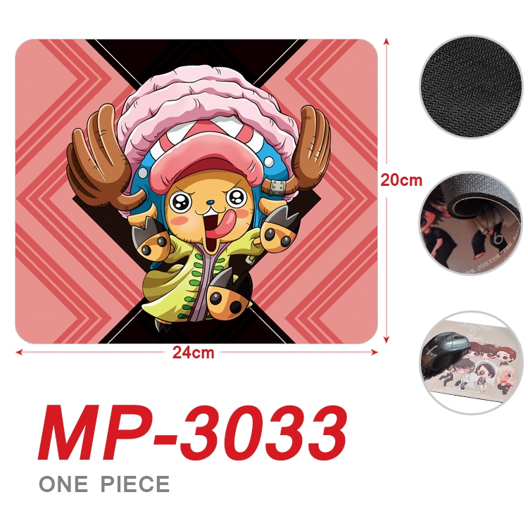 One Piece Anime Full Color Printing Mouse Pad Unlocked 20X24cm price for 5 pcs MP-3033A