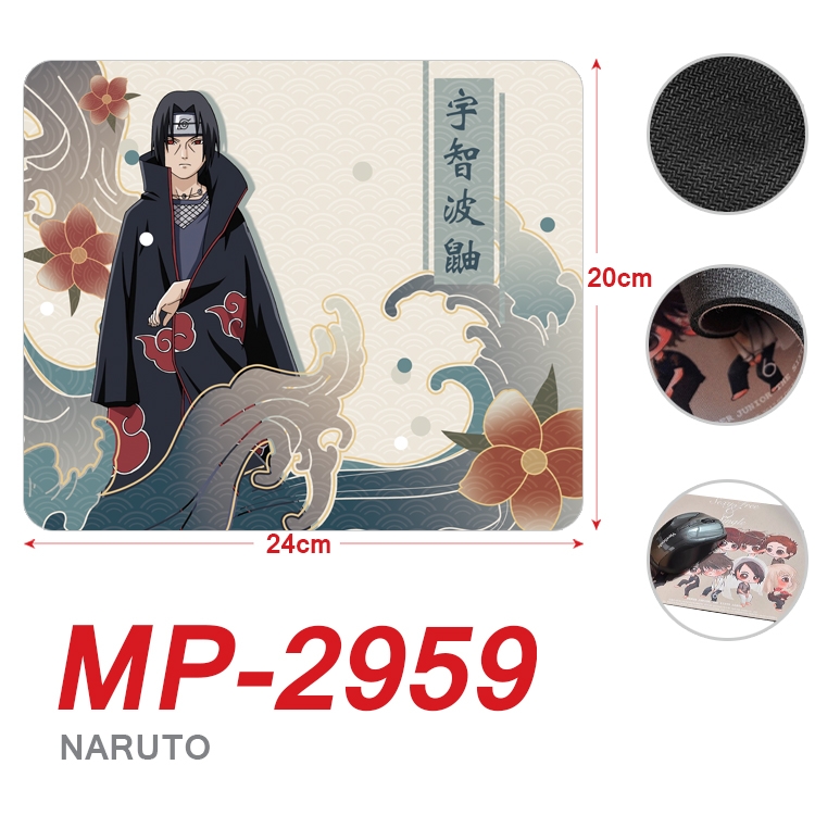 Naruto Anime Full Color Printing Mouse Pad Unlocked 20X24cm price for 5 pcs  MP-2959A