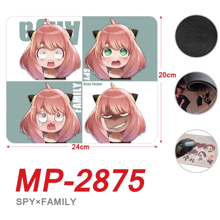 SPY×FAMILY Anime Full Color Printing Mouse Pad Unlocked 20X24cm price for 5 pcs  MP-2875A