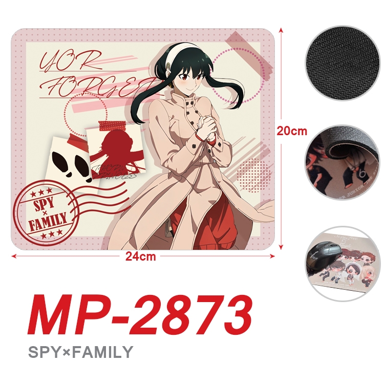 SPY×FAMILY Anime Full Color Printing Mouse Pad Unlocked 20X24cm price for 5 pcs MP-2873A