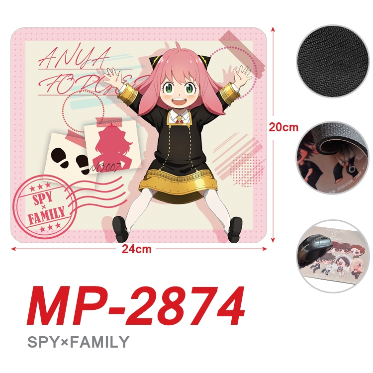 SPY×FAMILY Anime Full Color Printing Mouse Pad Unlocked 20X24cm price for 5 pcs MP-2874A