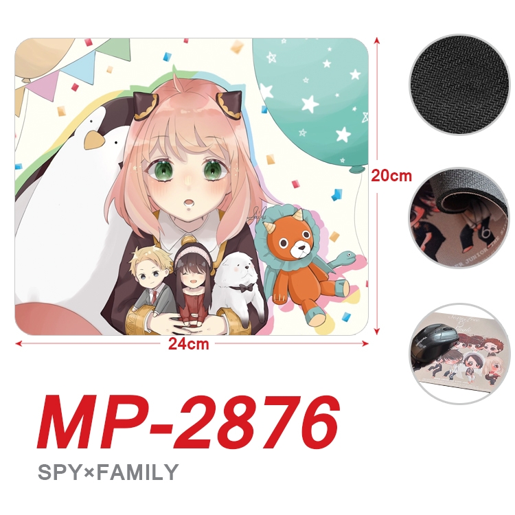 SPY×FAMILY Anime Full Color Printing Mouse Pad Unlocked 20X24cm price for 5 pcs MP-2876A