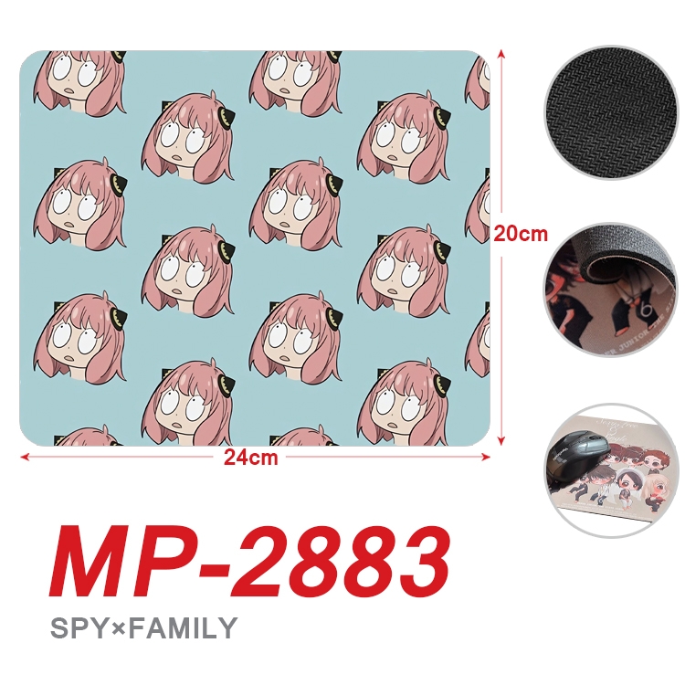 SPY×FAMILY Anime Full Color Printing Mouse Pad Unlocked 20X24cm price for 5 pcs MP-2883A